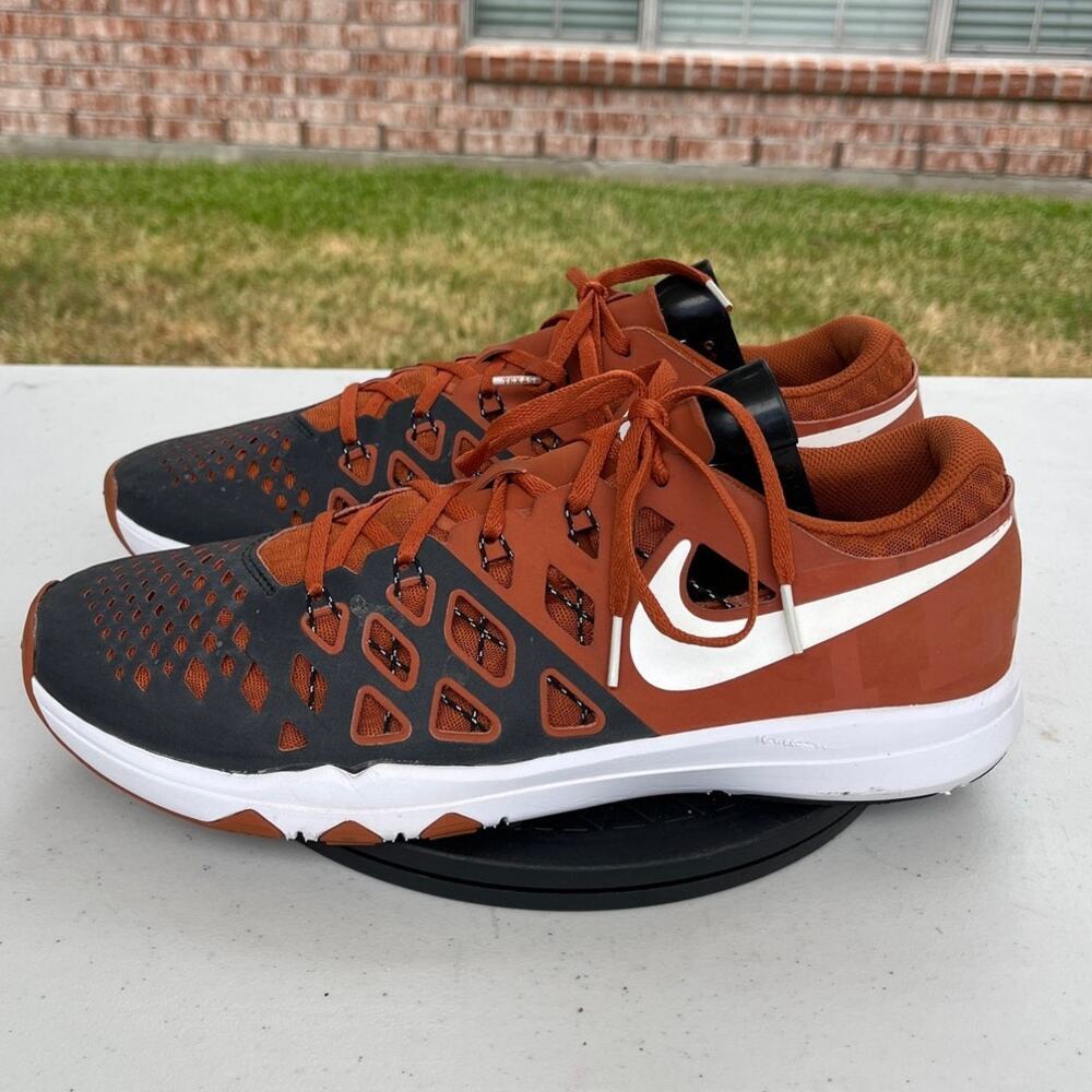 Men's Nike Train Speed 4 AMP 844102-800 Synthetic Athletic Sneaker SZ 12 Orange